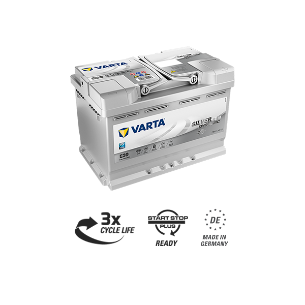  BATTERIE VARTA - Silver Dynamic AGM E39 L3 70 Ah 760A